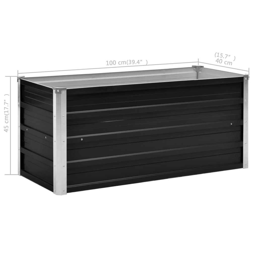 Garten-Hochbeet Verzinkter Stahl