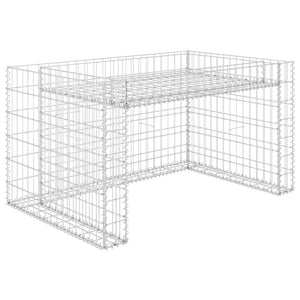 Rasenmäher-Garage Mit Hochbeet 110X80X60 Cm Stahldraht