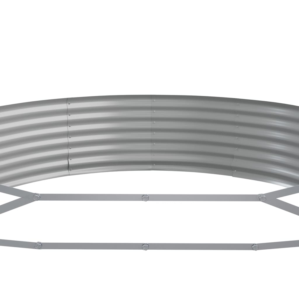 Hochbeet Pulverbeschichteter Stahl 296X140X36 Cm Anthrazit