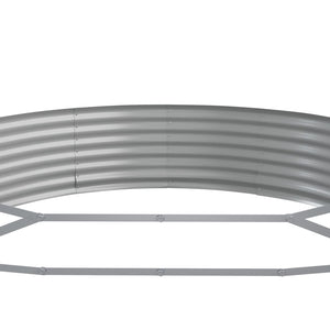 Hochbeet Pulverbeschichteter Stahl 296X140X36 Cm Anthrazit