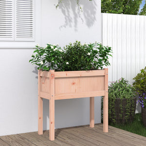 Pflanzkübel Mit Beinen 70X31X70 Cm Massivholz Douglasie