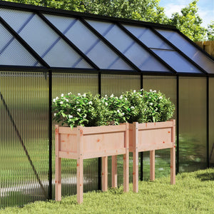 Pflanzkübel Mit Beinen 70X31X70 Cm Massivholz Douglasie