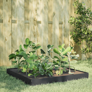 Hochbeet Anthrazit 100X100X18,5 Cm Stahl/Anthrazit