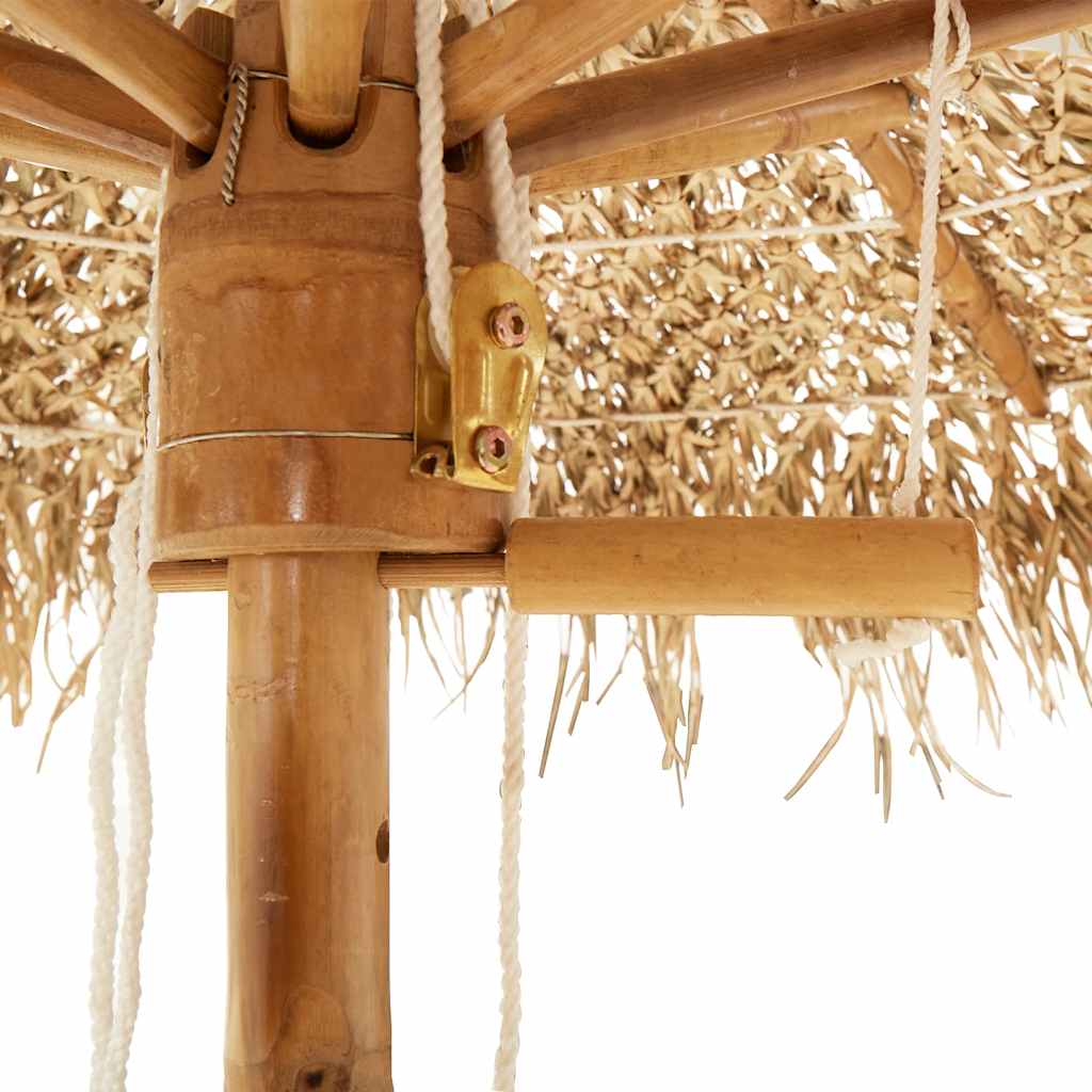 Tiki-Schirm Mit Bananenblatt-Dach Bambus